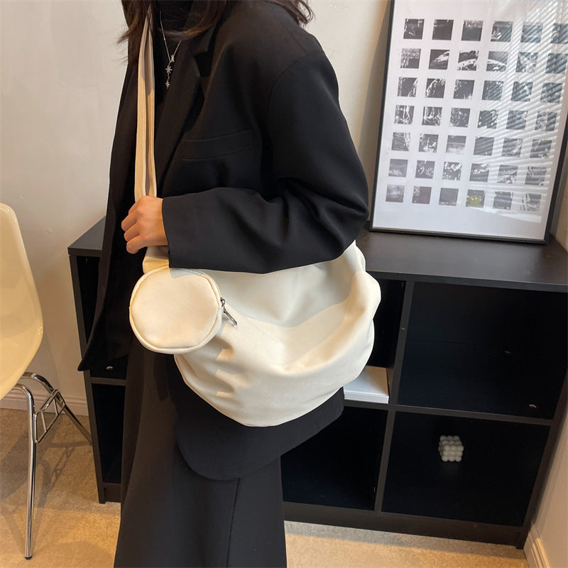 Women's Style Trendy Design Dumpling For College Shoulder Bags