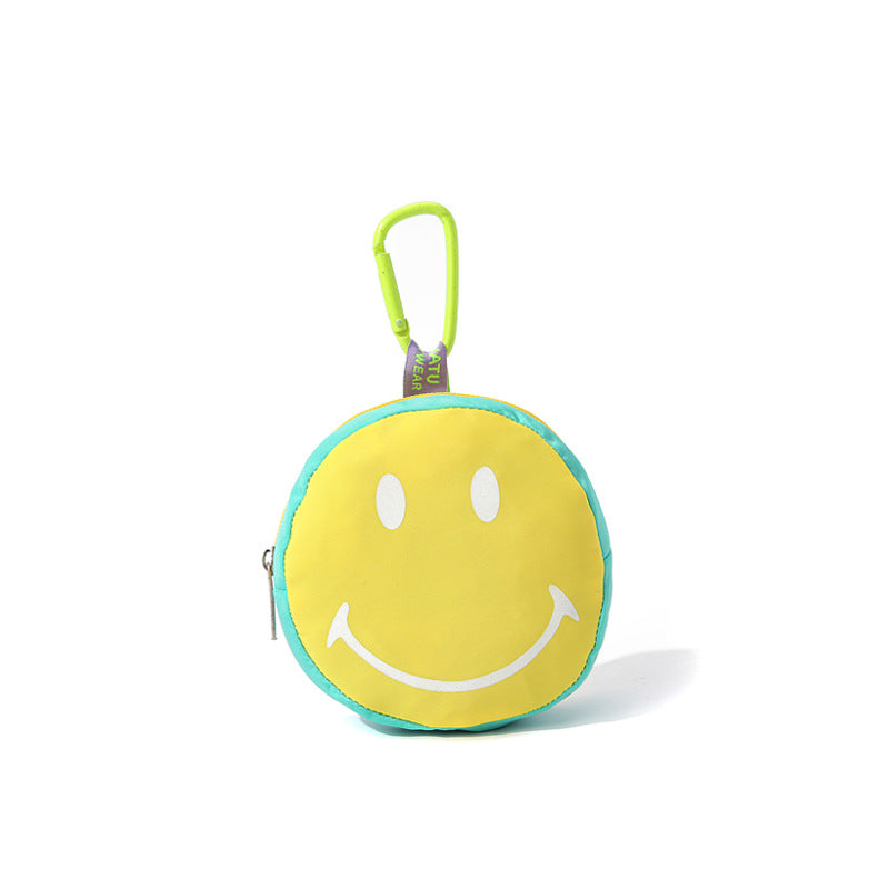 Women's & Men's & Cartoon Candy Color Smiling Face Coin Purses