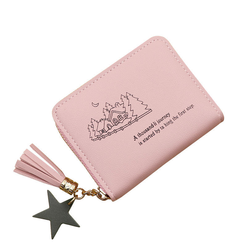 Women's Mini Zipper Pocket Cute Refreshing Simple Niche Coin Purses