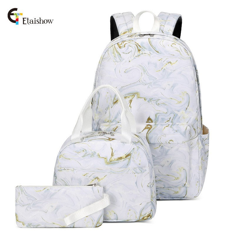 Three-piece Starry Sky Iti Printing Primary Elementary School Students' Schoolbags