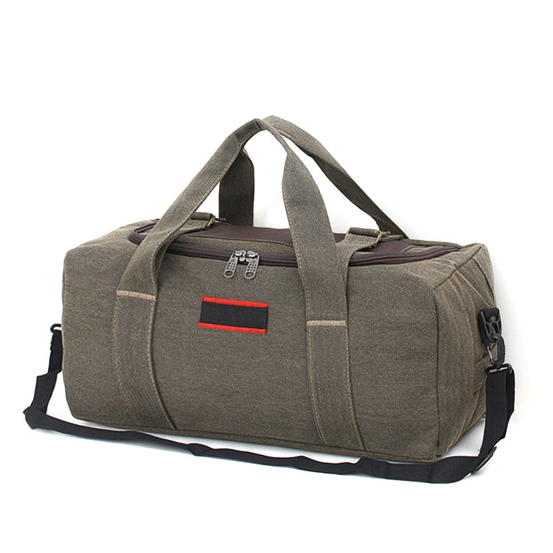 Men's Large Capacity Canvas Hand-held Moving Packaging Travel Bags