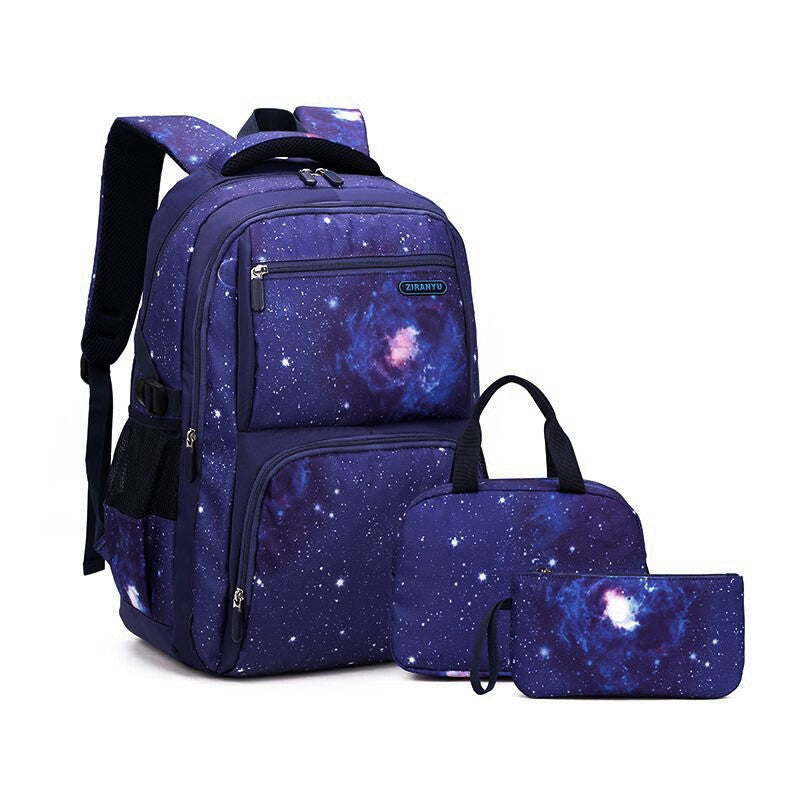 Fish Starry Sky Primary Grade Male Elementary School Students' Schoolbags