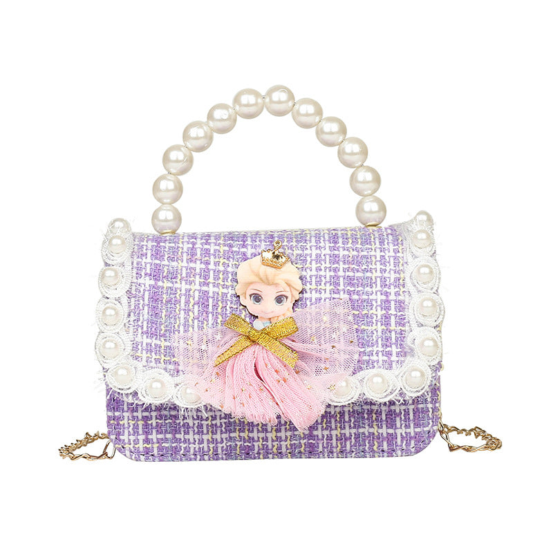 Porte-monnaie pour enfants, princesse à la mode, Style classique, nœud mignon