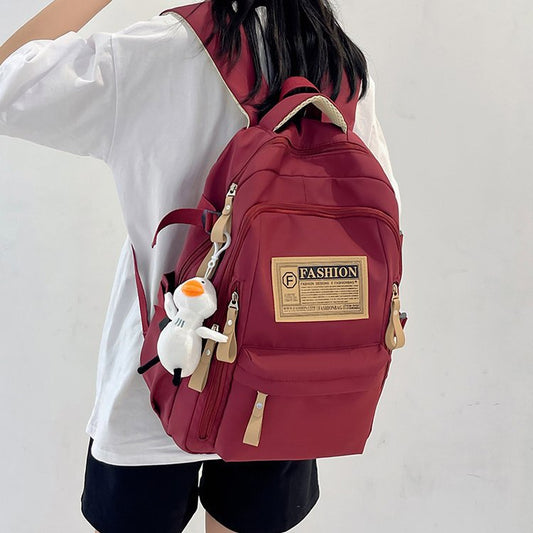 Junior Senior High Big Nylon Leisure Backpacks