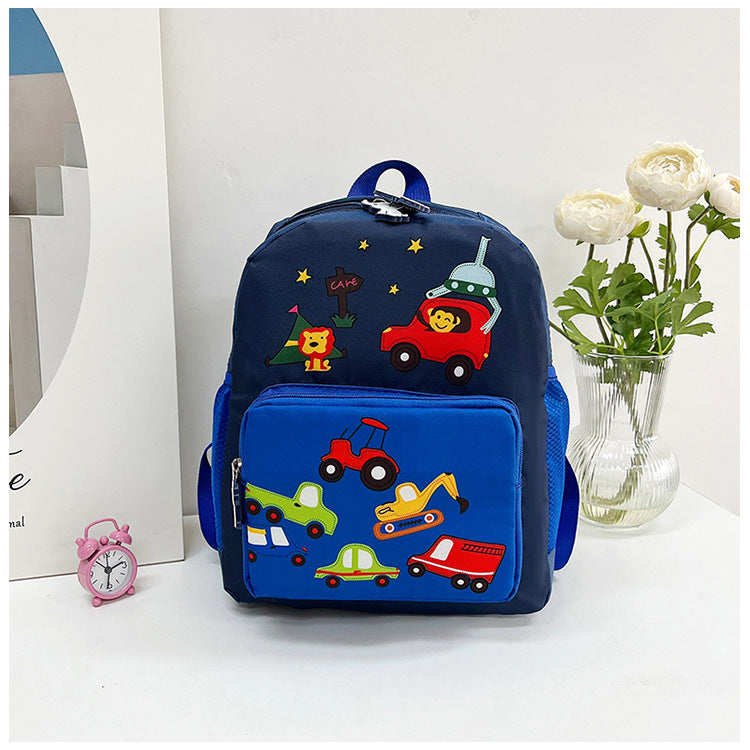 Children's Cartoon Car Trendy Large Capacity Children's Backpacks