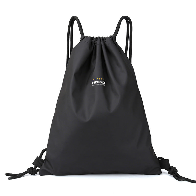 Women's & Men's & Fashion Drawstring Canvas Fitness Room Sports Backpacks