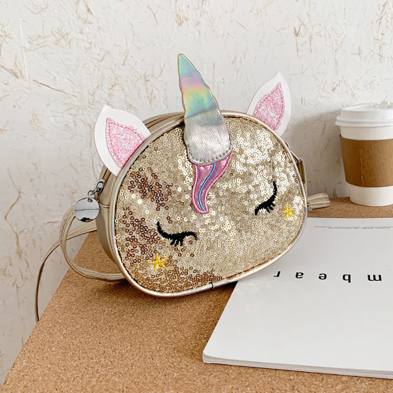 Children's Colorful Shiny Unicorn Cute Cartoon Stylish Bags