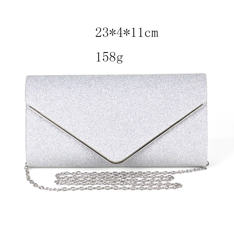 Women's Simple Light Luxury Clutch Cover Thin Evening Bags