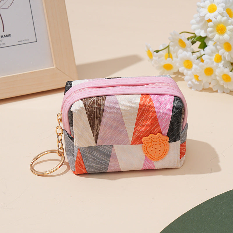 Women's For Mini Simple Zipper Small Korean Coin Purses