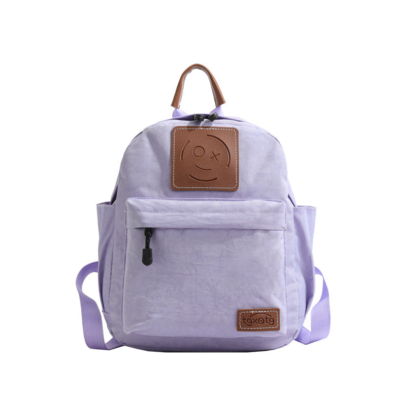 Children's Korean Style Simple Boys For Going Backpacks