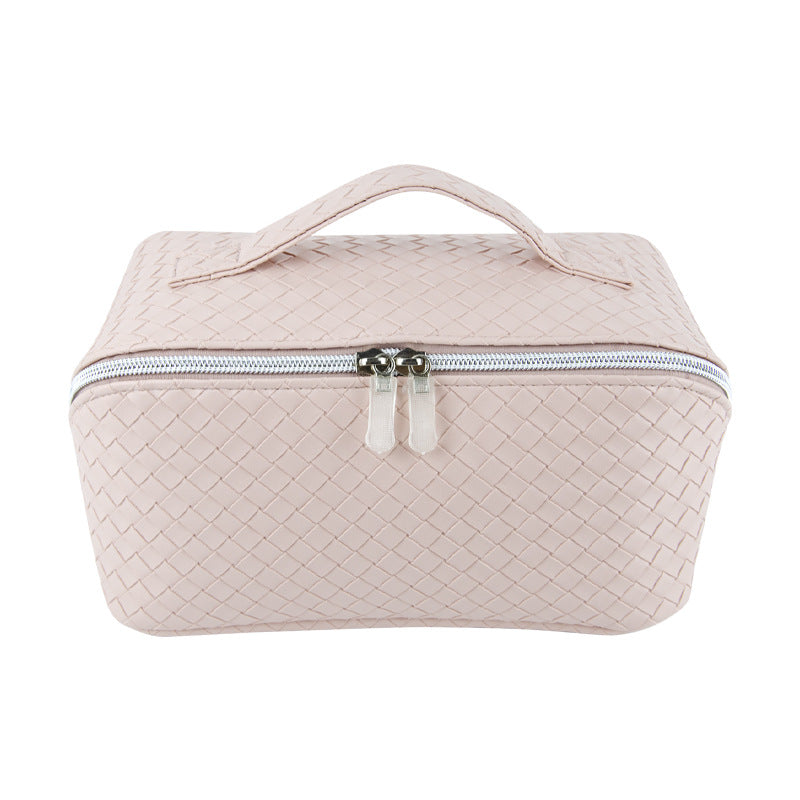 Woven Pillow Large Capacity Partition Portable Cosmetic Bags