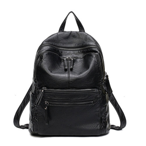 Women's Elegant Korean Fashionable Large Capacity Backpacks