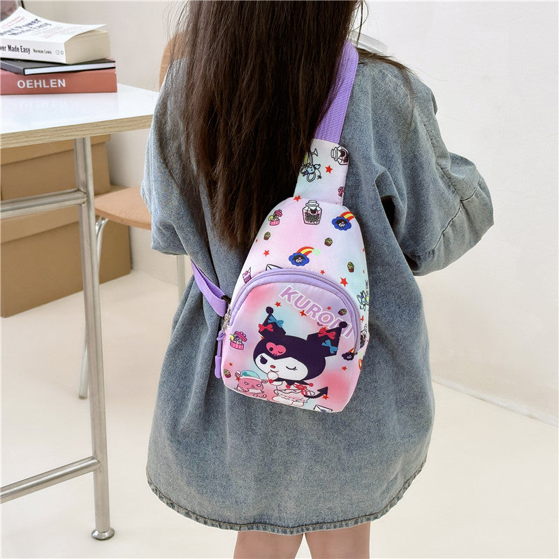 Children's Fashionable Boys Gift Cute Cartoon Clow Children's Waist Packs