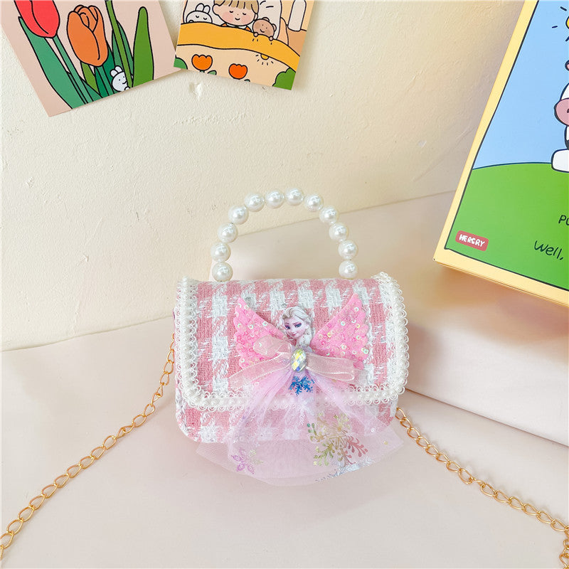 Children's Female Pearl Hand Cartoon Classic Style Children's Coin Purse