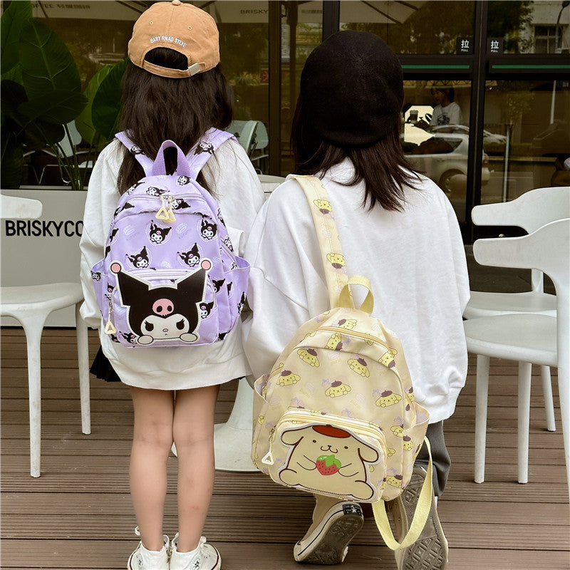 Children's Female Cute Clow Years Old Leisure Children's Backpacks