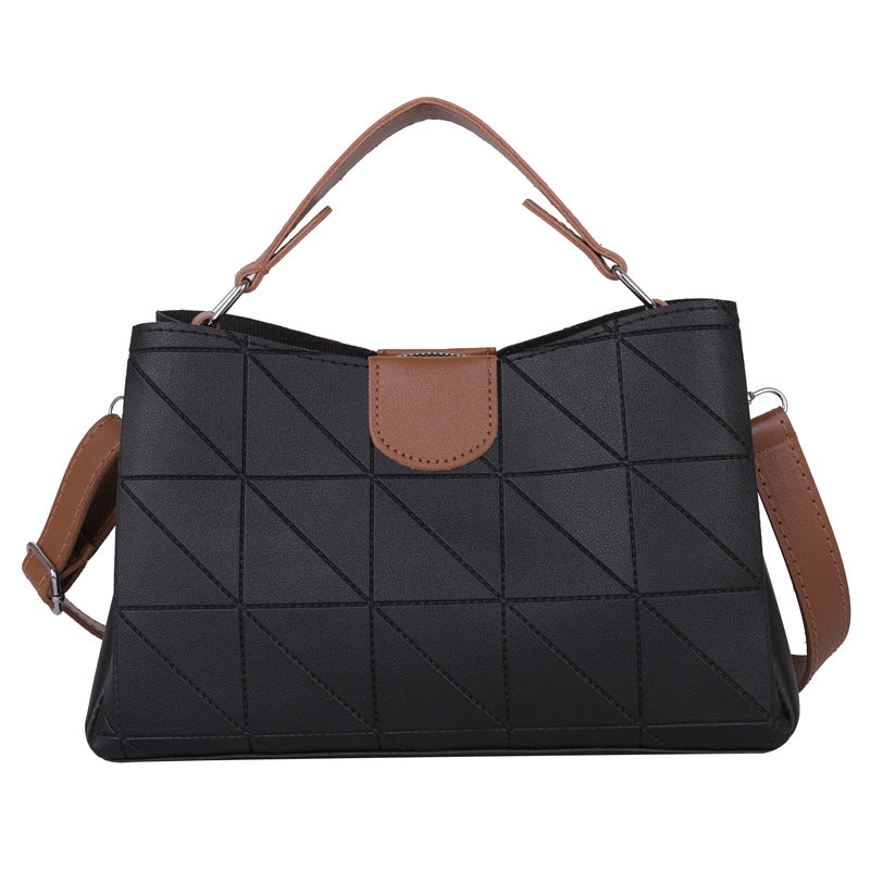 Women's Trendy Rhombus Western Style Underarm Fashionable Shoulder Bags