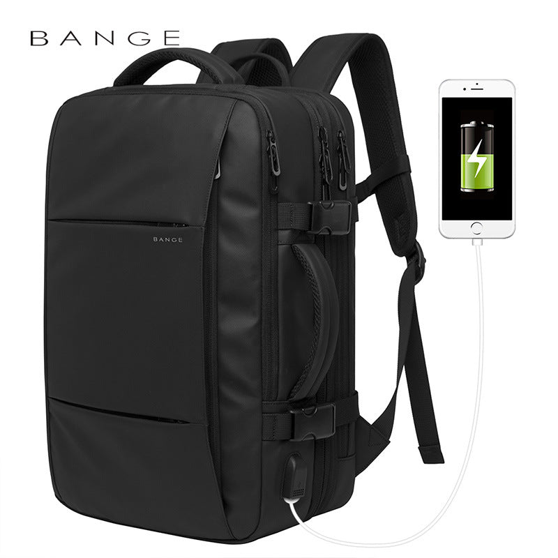 Men's Bange Business College Waterproof Large Capacity Backpacks