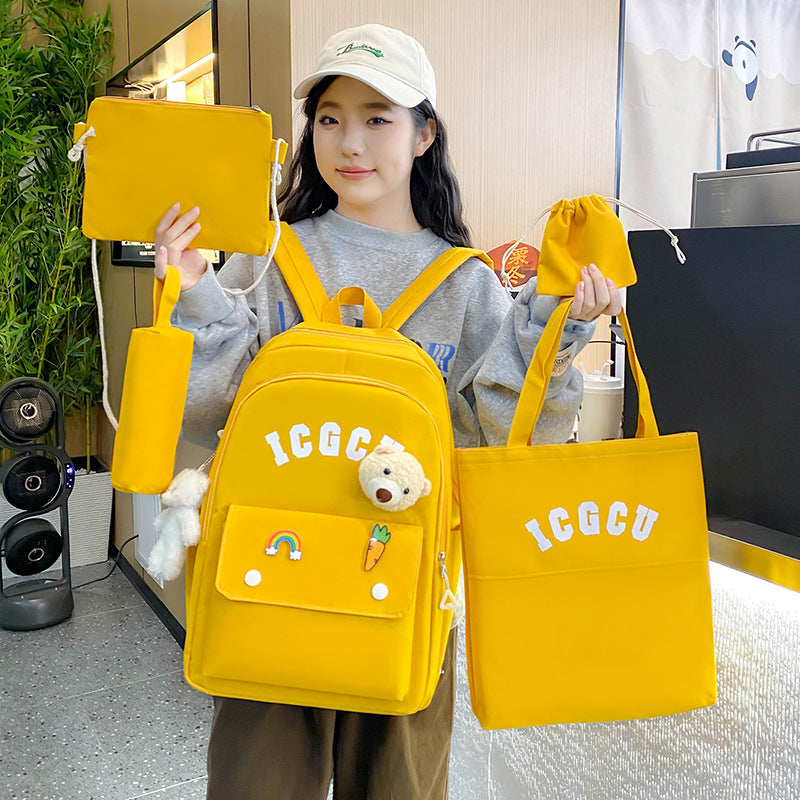 Beautiful Cute Large Capacity Good-looking Schoolgirl Middle School Students' Schoolbags