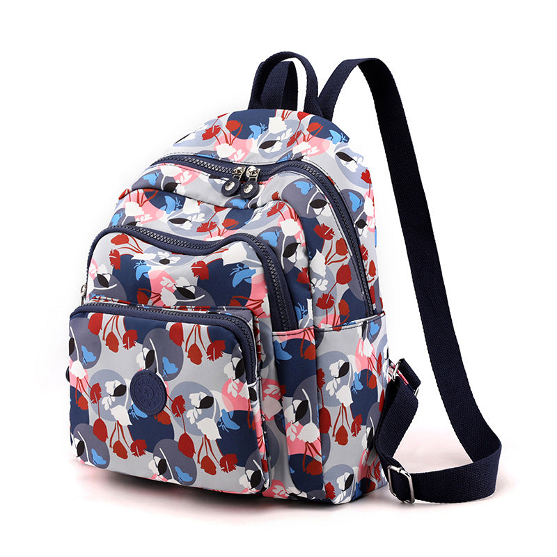 Women's Leisure Nylon Printed Large Capacity Fashion Backpacks