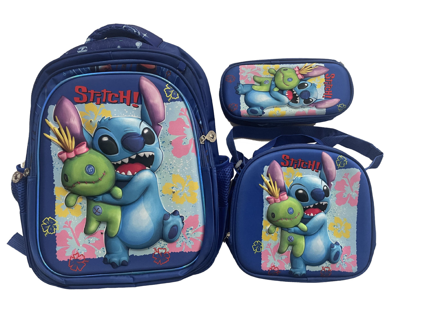 Children's With Light Cartoon Six-wheel Two-wheel Ladder Elementary School Students' Schoolbags