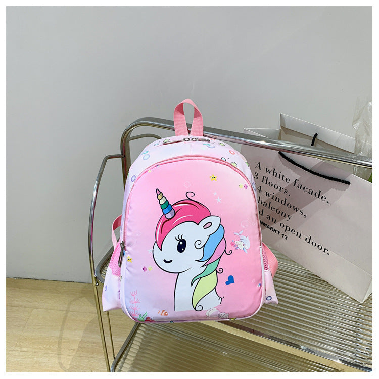 Children's Charming Cartoon Cute Unicorn Boys Kindergarten School Bags