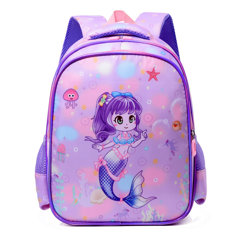 Children's Cute Cartoon Unicorn Boy Portable Burden Kindergarten School Bags