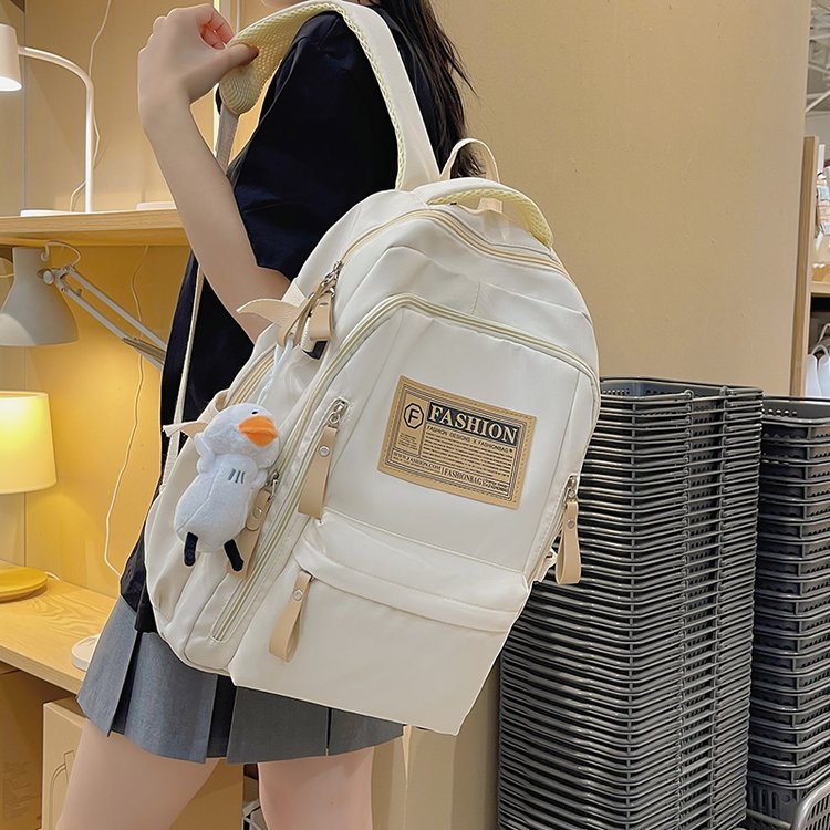 Junior Senior High Big Nylon Leisure Backpacks