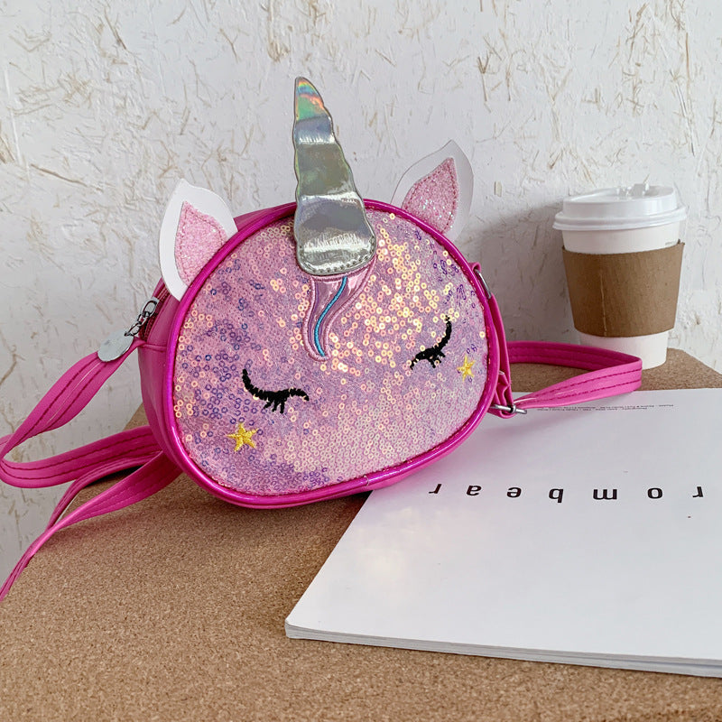 Children's Colorful Shiny Unicorn Cute Cartoon Stylish Bags