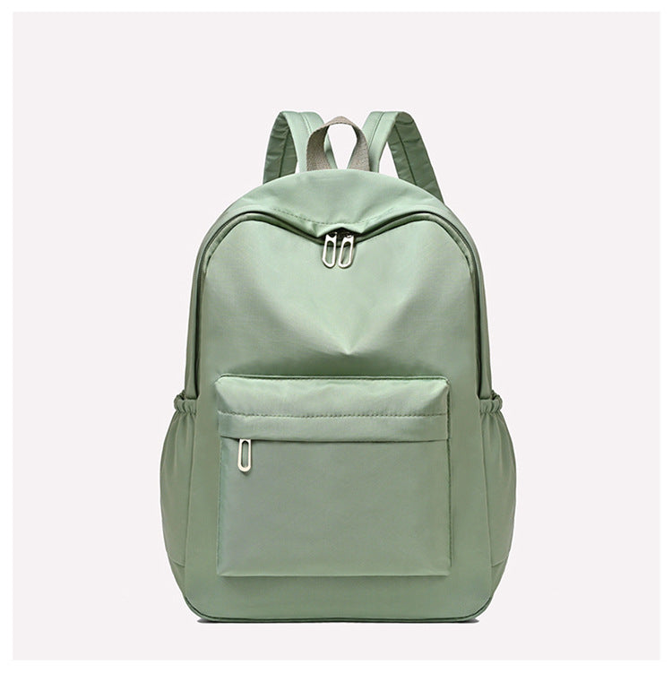 Solid Color Commute Simple Oxford Cloth Backpacks