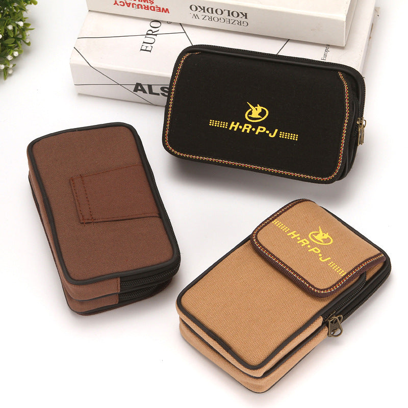 Canvas Mobile Construction Site Wear Pouch Phone Bags