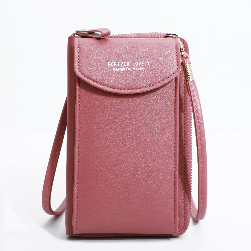 Women's Large Capacity Solid Color Fashion Simple Phone Bags