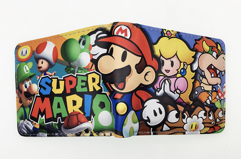 Super Mary Short Mario Unisex Leather Ladies Wallets