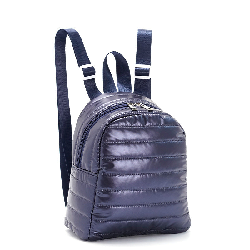 Women's Advanced Texture Large Capacity Fashion Jacket Down Backpacks