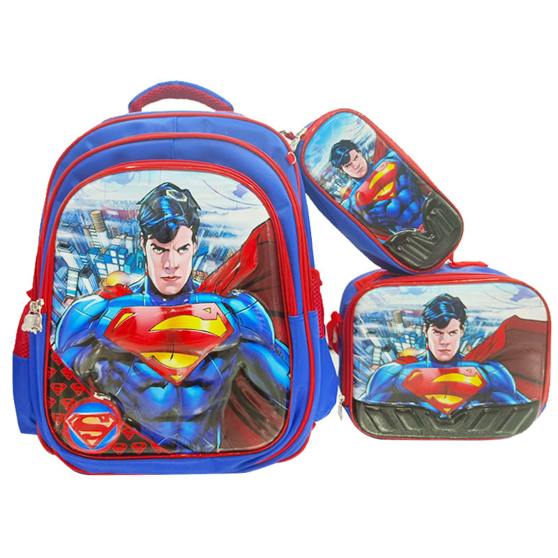 Cartoon Three-piece Detachable Film With Light Elementary School Students' Schoolbags