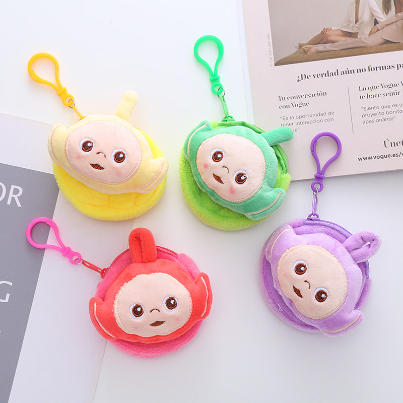 Color Doll Hairstyle Mini Storage Small Pendant Bags