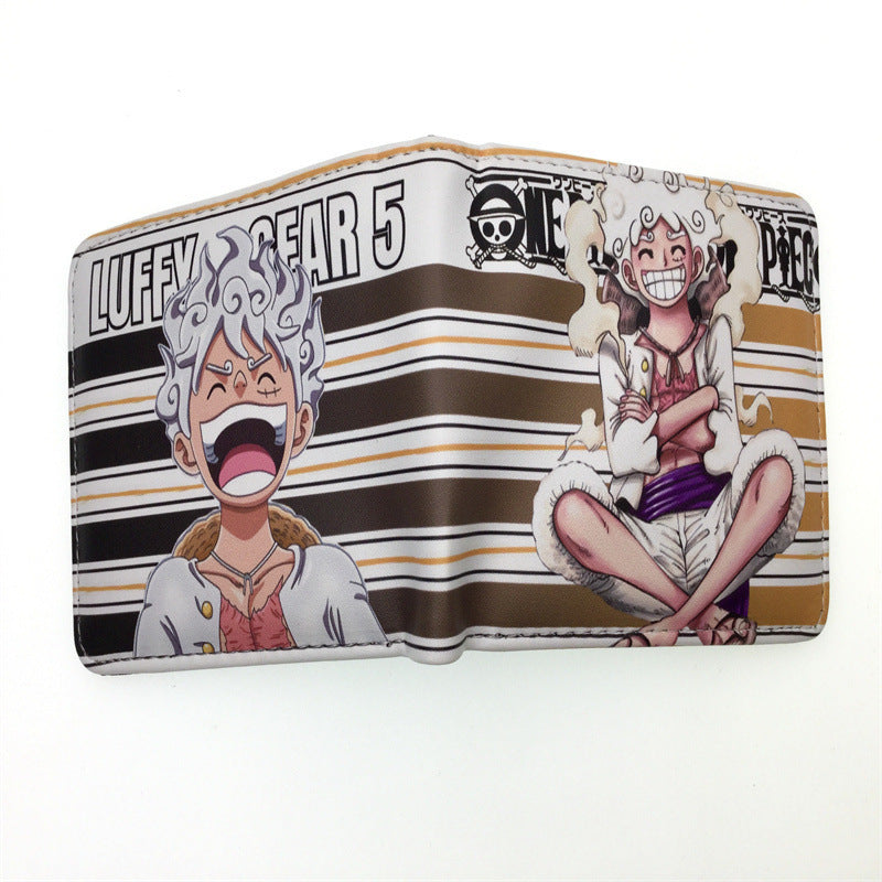 Piece Anime Peripheral Short Trendy Unique Ladies Wallets