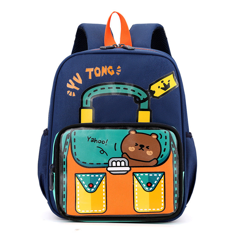 Children's Cartoon Secondary Large Class Preschool Boys Kindergarten School Bags