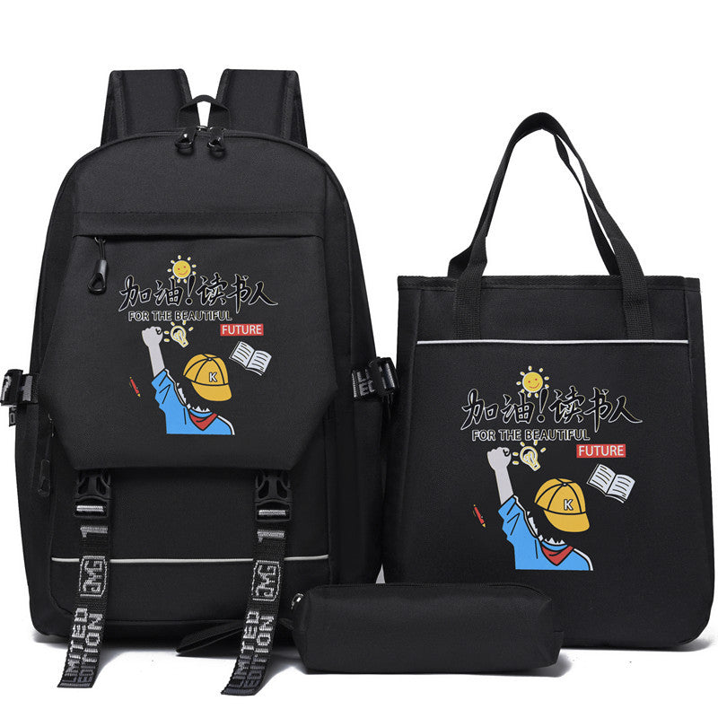 Primary Man Pair Grade Large Capacity Backpacks