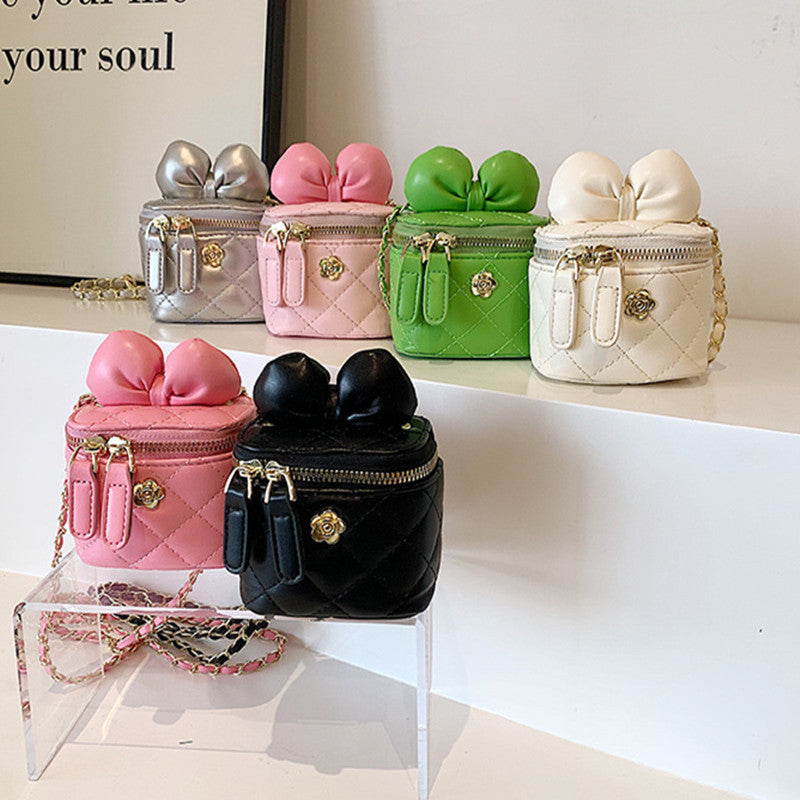 Children's Female Classic Style Box Street Shot Bags