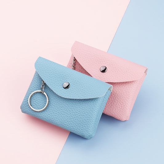 Women's Simple Pocket Small Mini Zipper Coin Purses