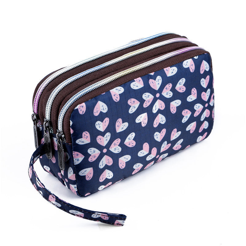 Women's Korean Printed Mobile Running Cloth Coin Purses