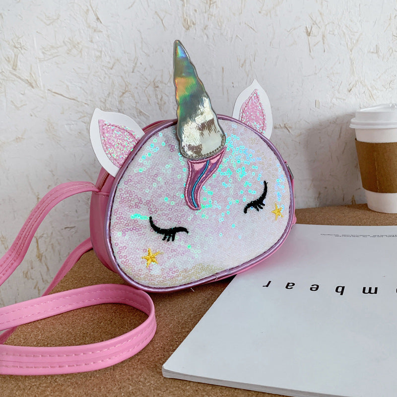 Children's Colorful Shiny Unicorn Cute Cartoon Stylish Bags