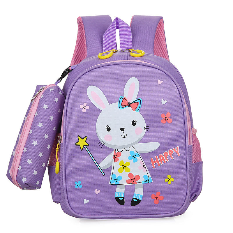 Children's Cute Animal Band Pencil Boys Printed Children's Backpacks