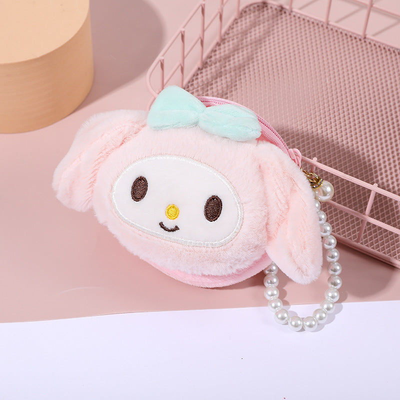 Cartoon Change Zipper Mini Storage Ornament Coin Purses