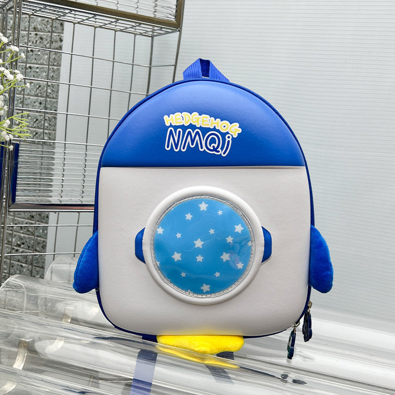 Cartoon Cute Boys Eggshell Shaped Trendy Cool Creative Little Children's Backpacks