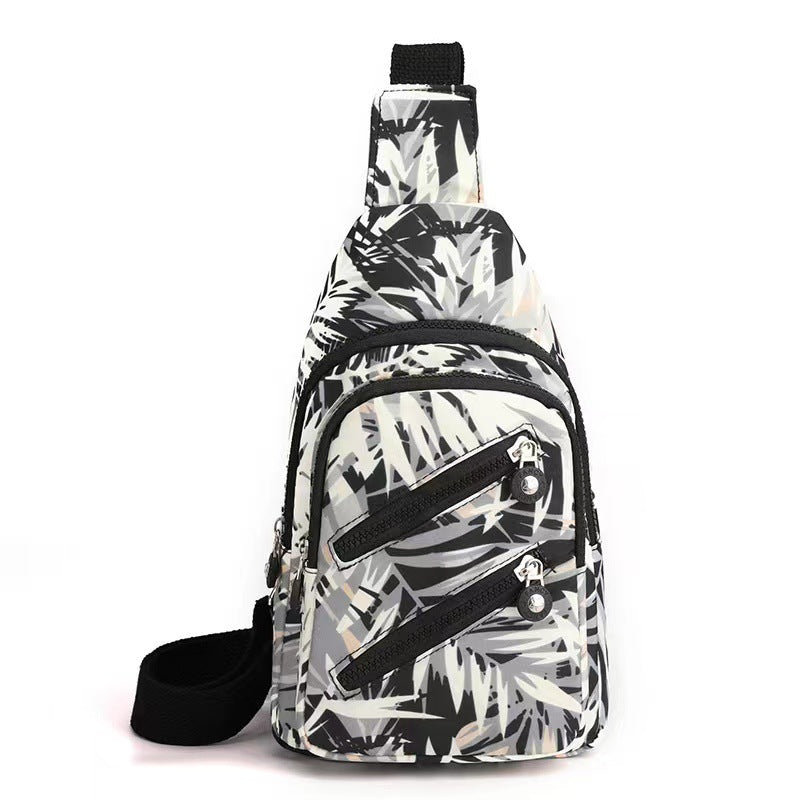 Women's Korean Fashion Trendy Printed Small Waist Packs