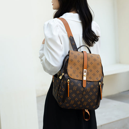 Sacs à dos de style coréen avec impression de lettres pour femmes