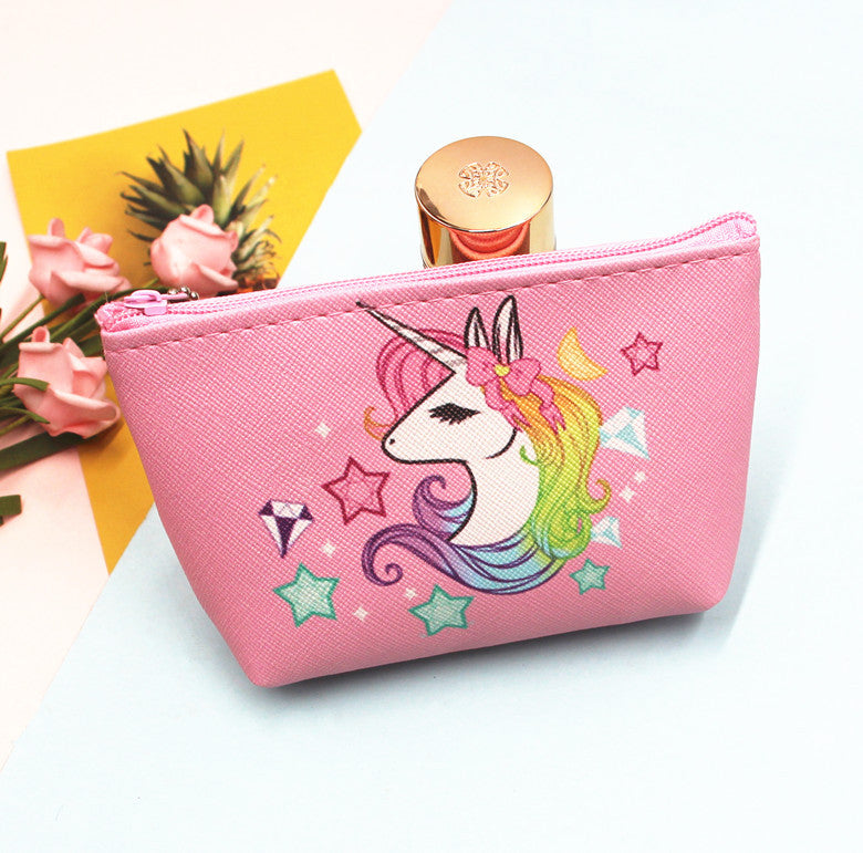 Women's & Children's & Cute Cartoon Unicorn Small Earphone Phone Bags