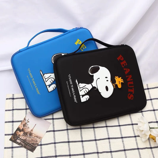 Sacs de protection originaux pour tablette et clavier portable Snoopy Hardshell