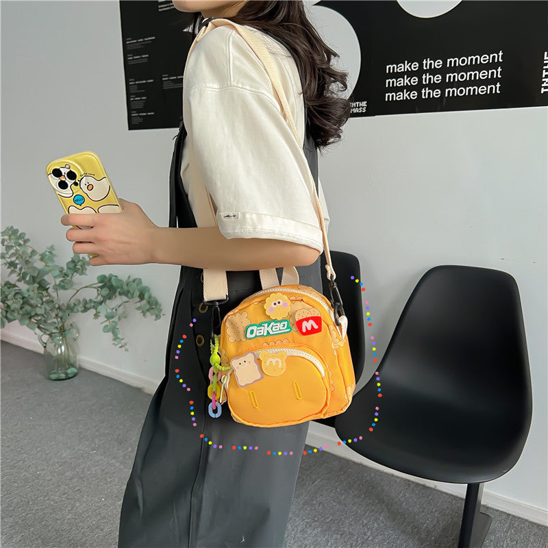 Children's Cute Western Style Fresh Biscuit Lightweight Children's Shoulder Bags